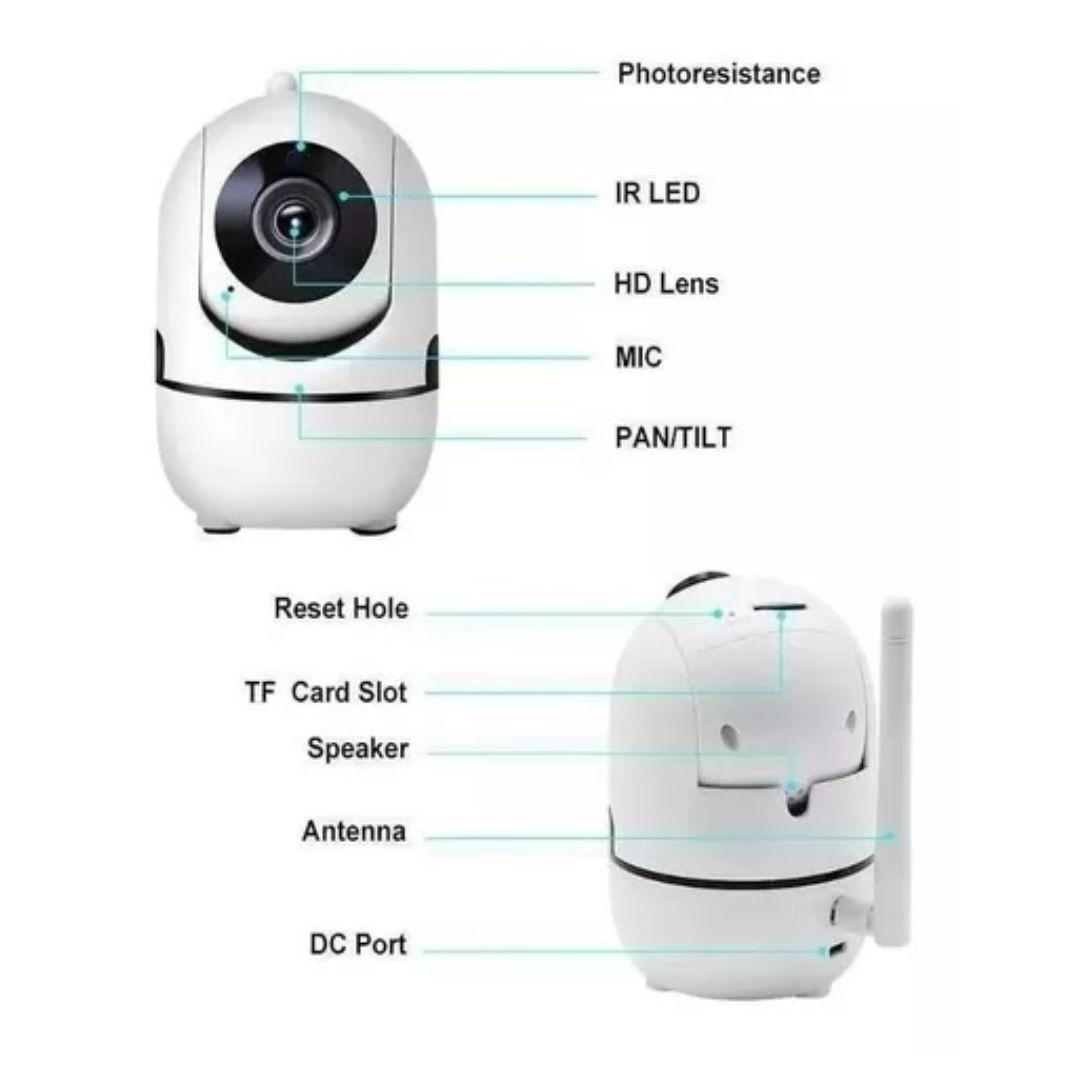 Camara Robotica Wifi Hd 720p